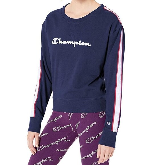 Champion Sweatshirt L Heritage Crew Neck Logo tape - Picture 1 of 6